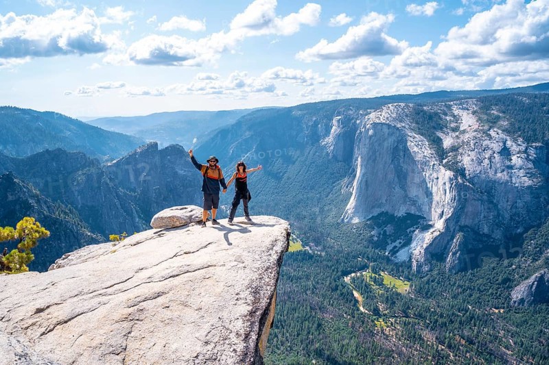Finished the Taft point trekking in Yosemite National Park. United States