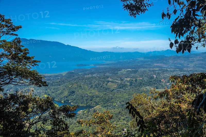 Yojoa Lake from the Mirador of the Cerro Azul Meambar National Park
