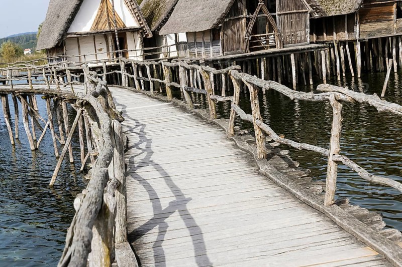 Lake Dwelling Museum Unteruhldingen on Lake Constance