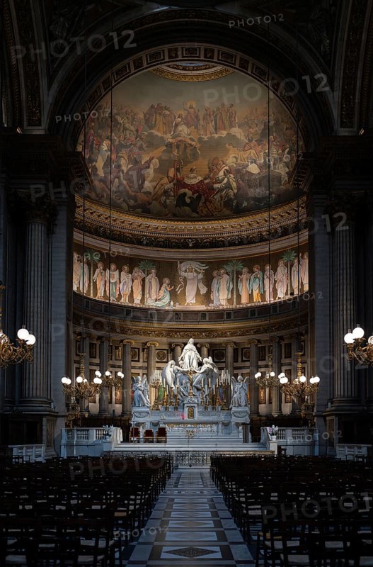 Interior view of the choir room