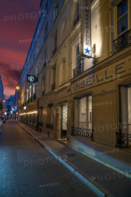 Night side street