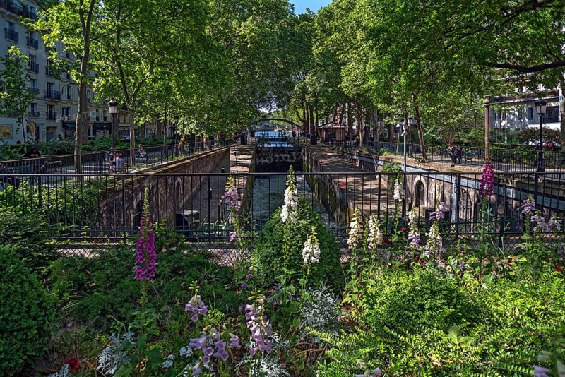 View of the Canal Saint-Martin