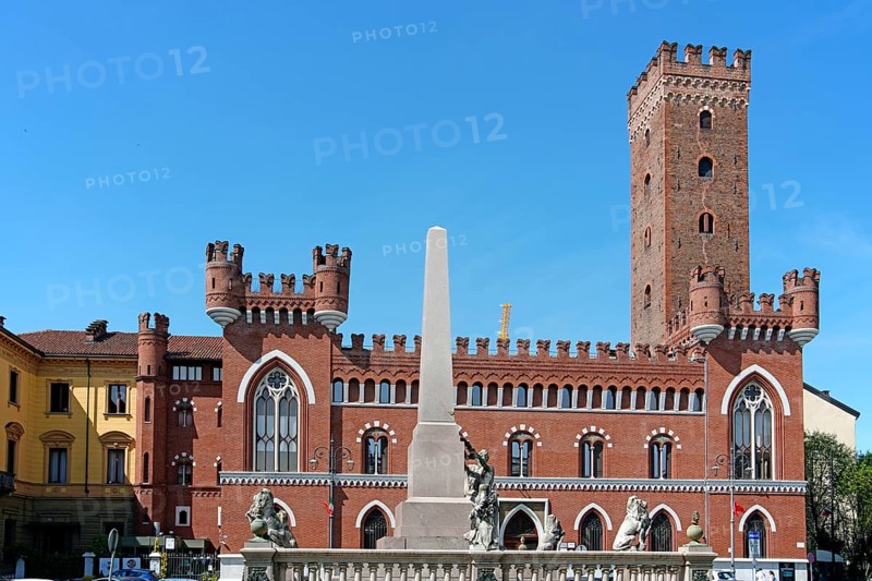 Asti Palazzo Medici del Vascello Comentina Tower Monument Unity of Italy