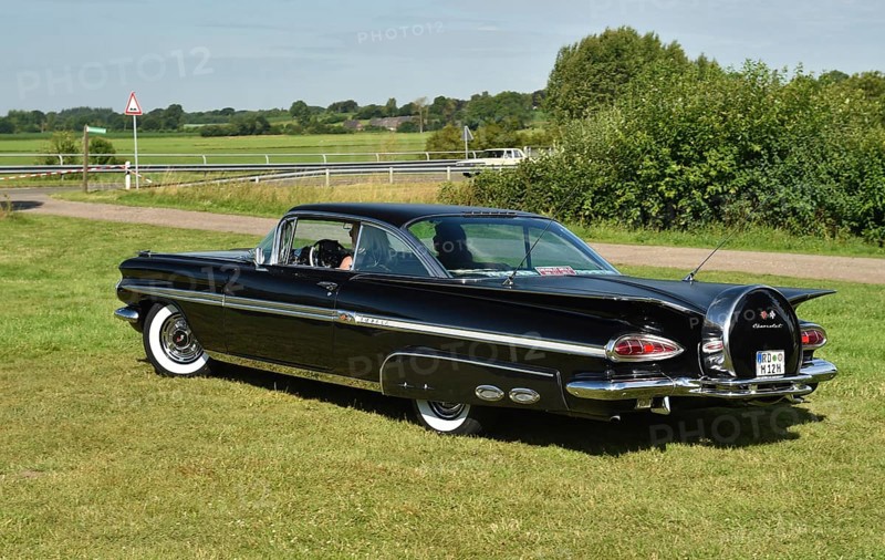 1958 Chevrolet Impala at classic car meeting