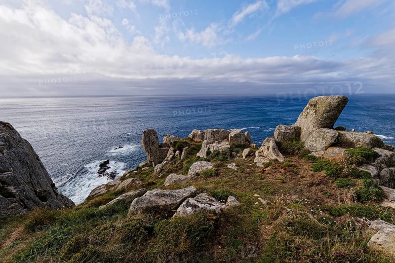 Rocky coast at Pointe de Brezellec