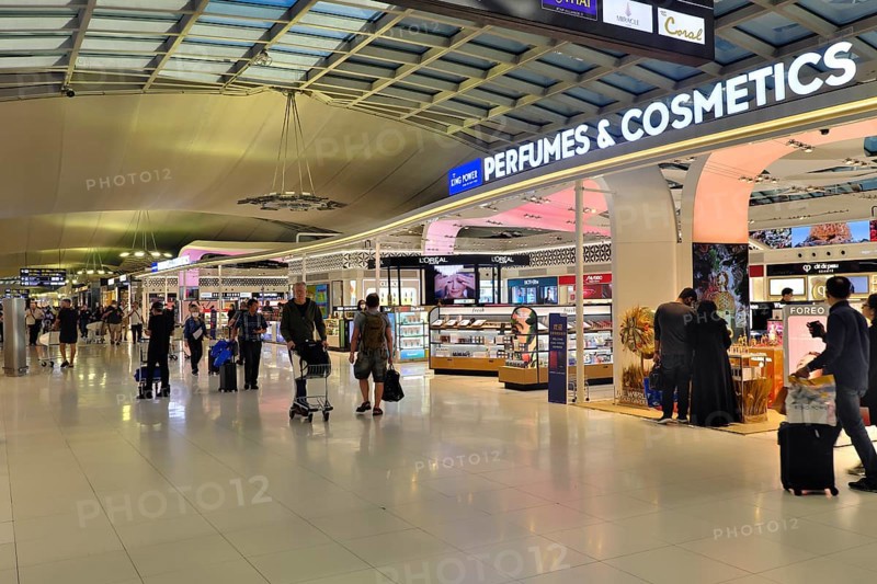 Duty Free Shop for perfumes and cosmetics in the security area
