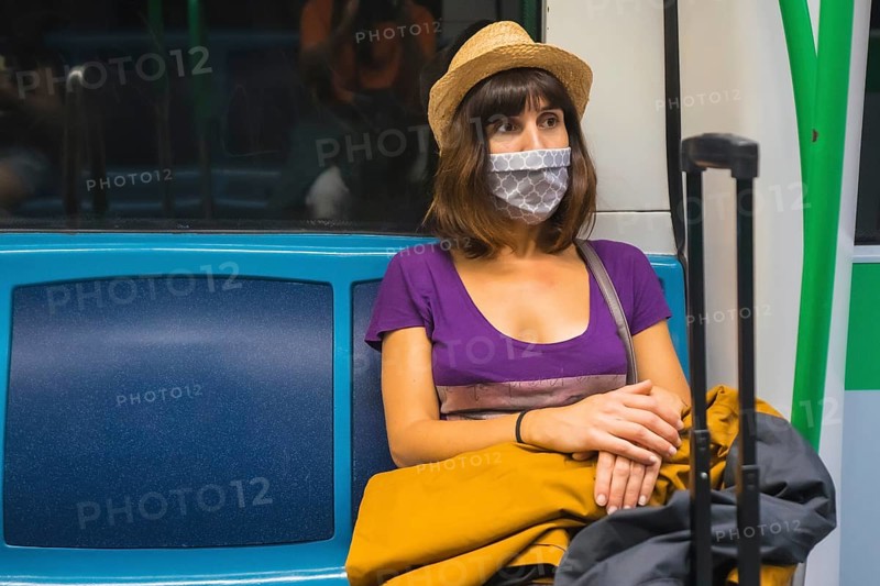 Tourist travel by metro in the coronavirus pandemic