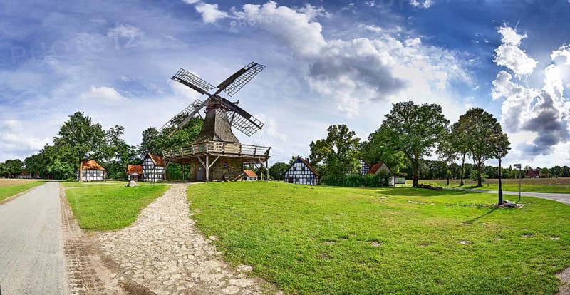 The Kolthoff mill is part of the Westphalian Mill Road and is located in Levern