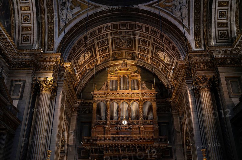 Interior view main organ by Aristide Cavaille-Coll