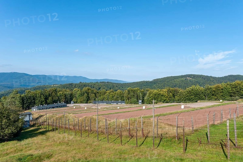 View over the site of the former concentration camp Natzweiler-Struthof