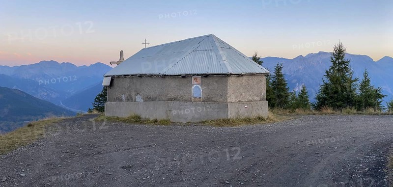 Mountain Chapel at Sunrise