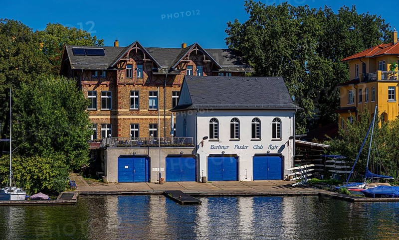Old villas and new apartment buildings