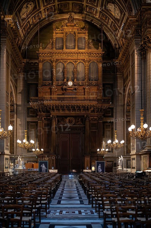 Interior view main organ by Aristide Cavaille-Coll