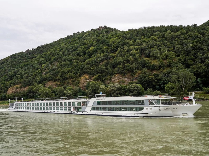 River cruise ship on the Danube