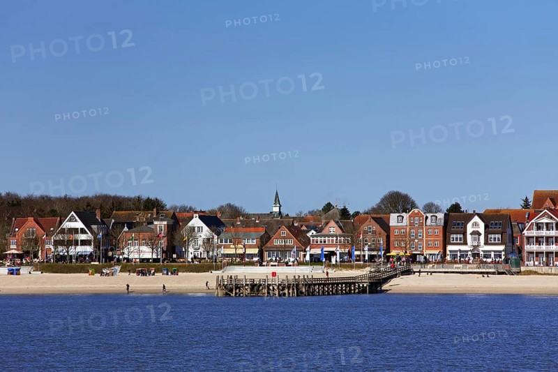 Beach of seaside resort at Wyk auf Foehr
