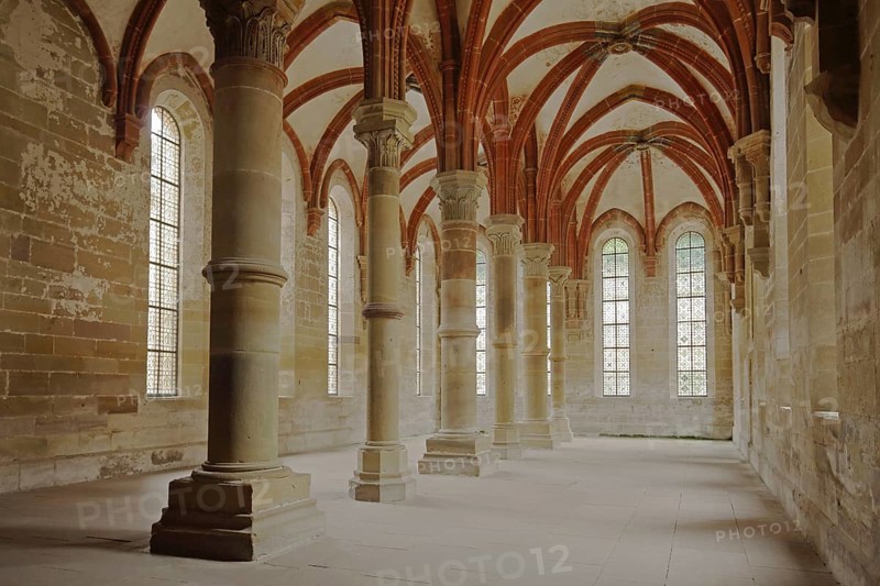Men's refectory of the former Cistercian abbey