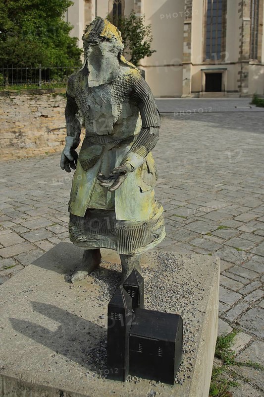 Sculpture of the medieval knight