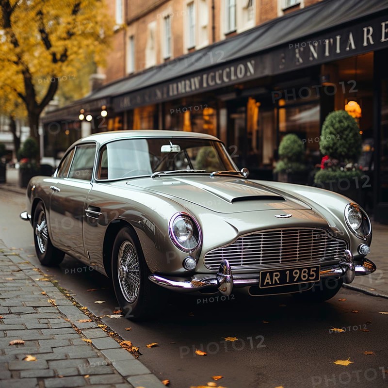 A historic Aston Martin DB5