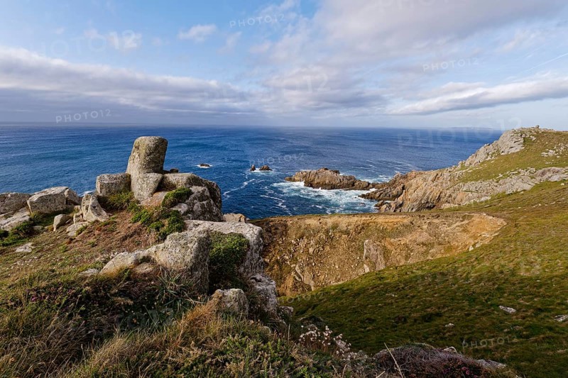 Rocky coast at Pointe de Brezellec