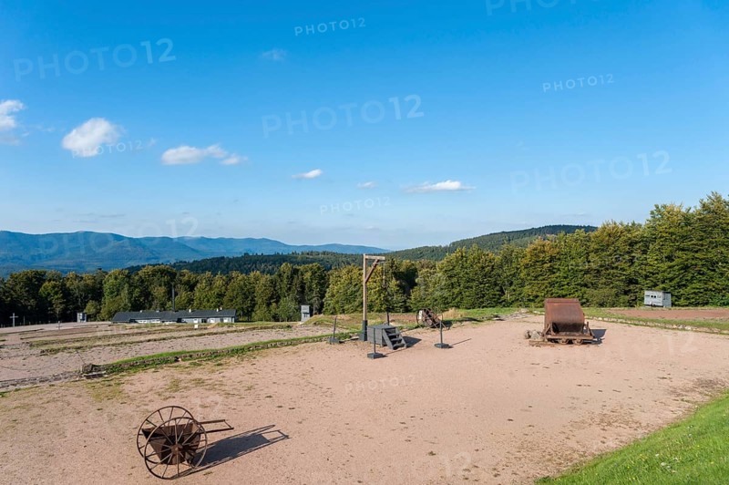 Execution site with gallows at the former Natzweiler-Struthof concentration camp