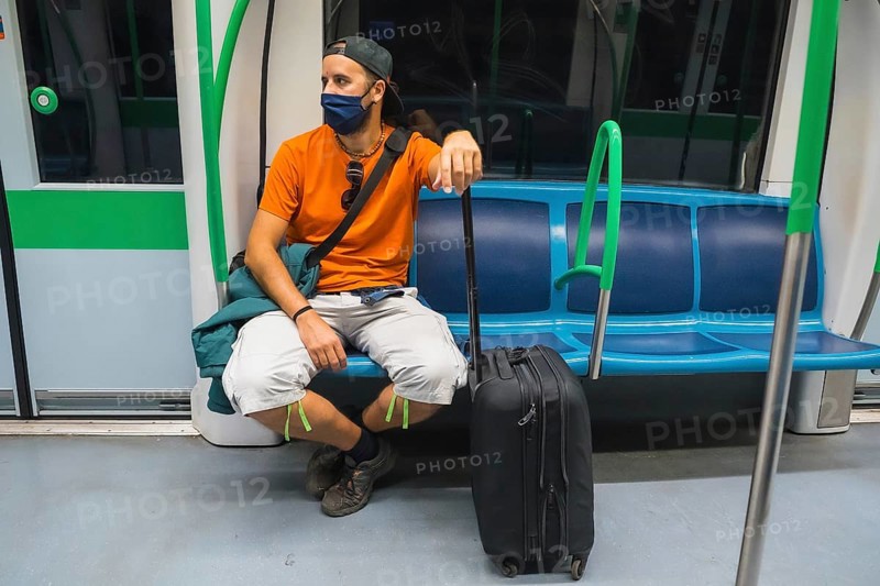 Tourist travel by metro in the coronavirus pandemic