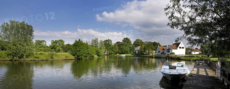 The river Lys at Sint-Martens-Latem