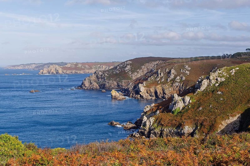 Rocky coast at Pointe de Brezellec