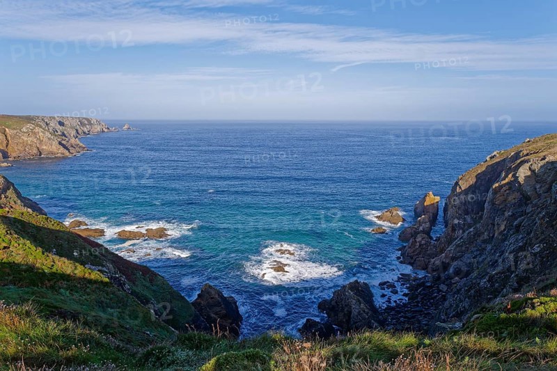 Rocky coast at Pointe de Castelmeur