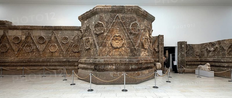 Mschatte Facade Jordan 5th-7th c. Pergamonmuseum Berlin Germany