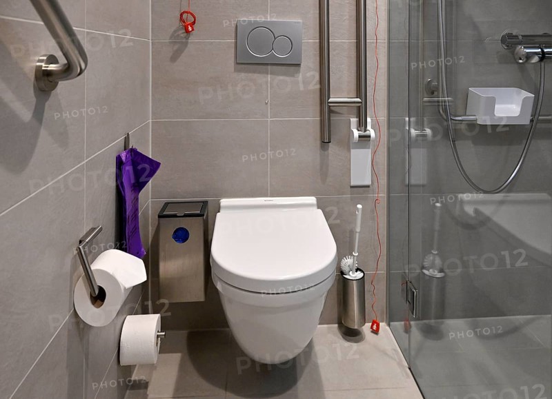 Toilet emergency button