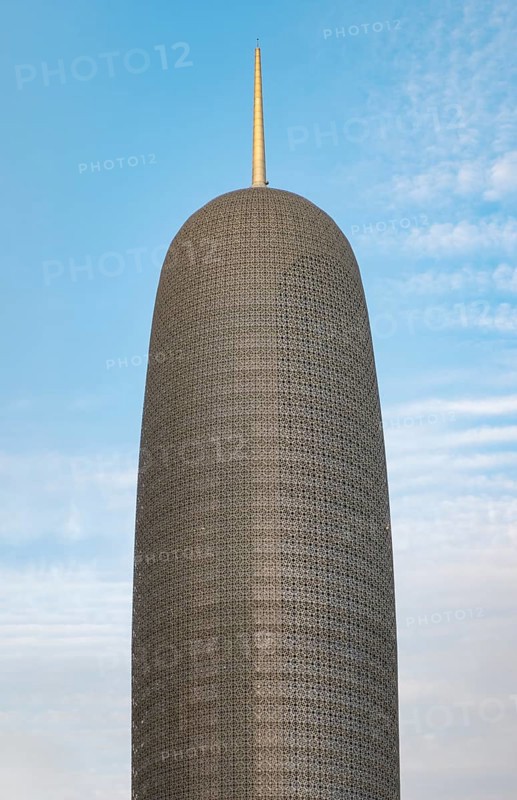 Doha Tower aka Burj Doha designed by Jean Nouvel