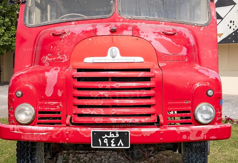 Red truck at Fire Station