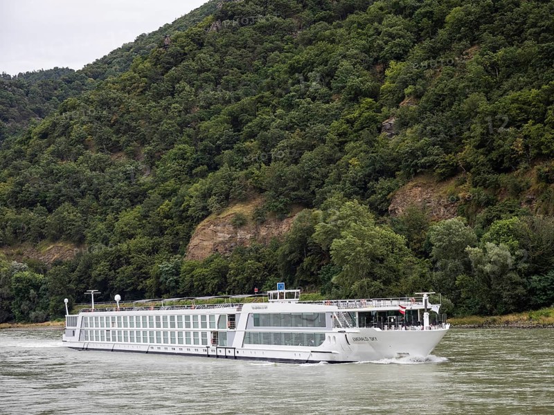 River cruise ship on the Danube