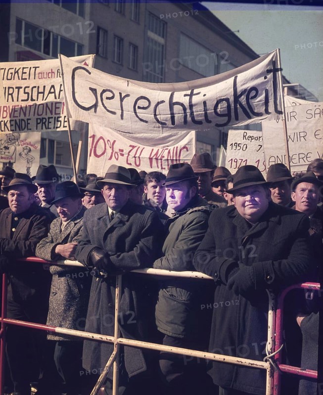 Bonn. Rally of the Farmers' Associations for Justice
