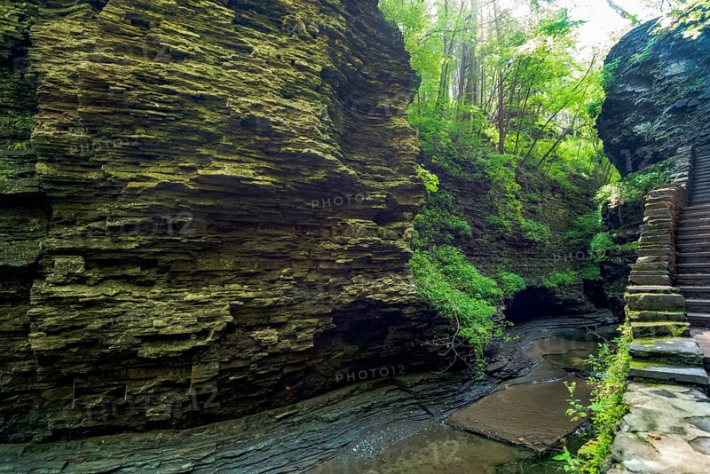Watkins Glen State Park: Gorge Trail entrance and tunnel