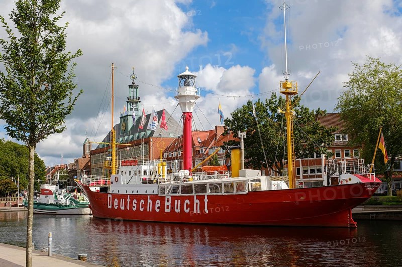 Museum Ship Amrumbank German Bight and the Town Hall