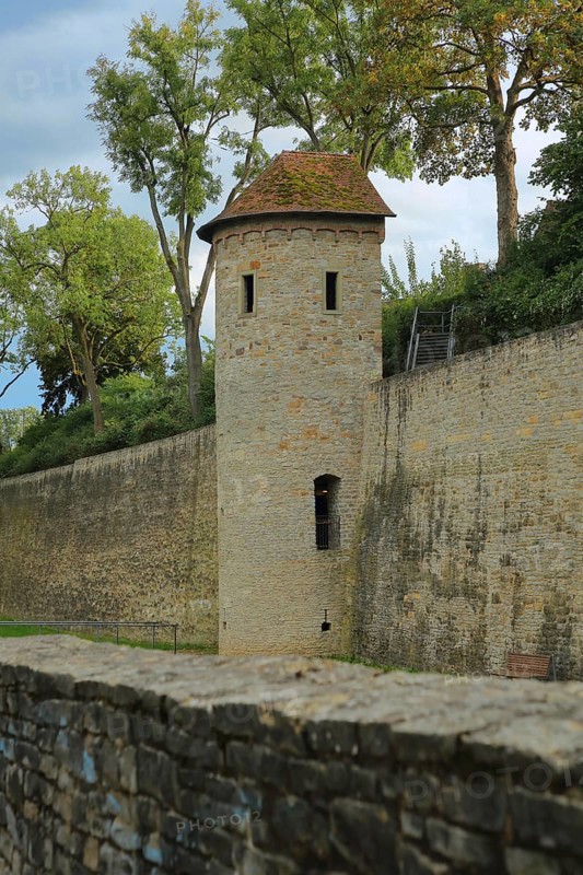 Tower on the historic city wall