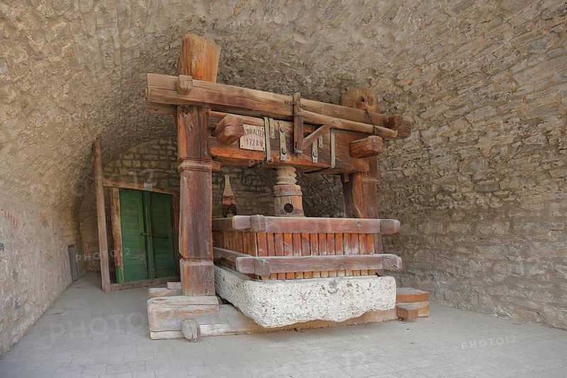 Historic wine press
