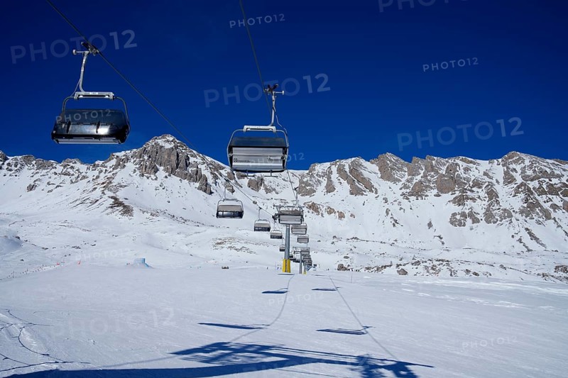 Chairlift ski