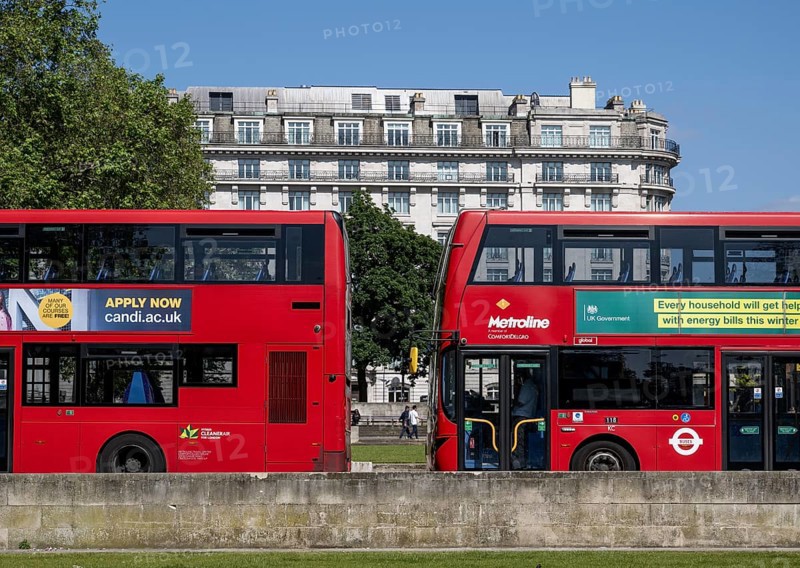 Double decker buses