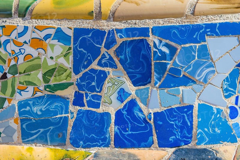Art made of tiles