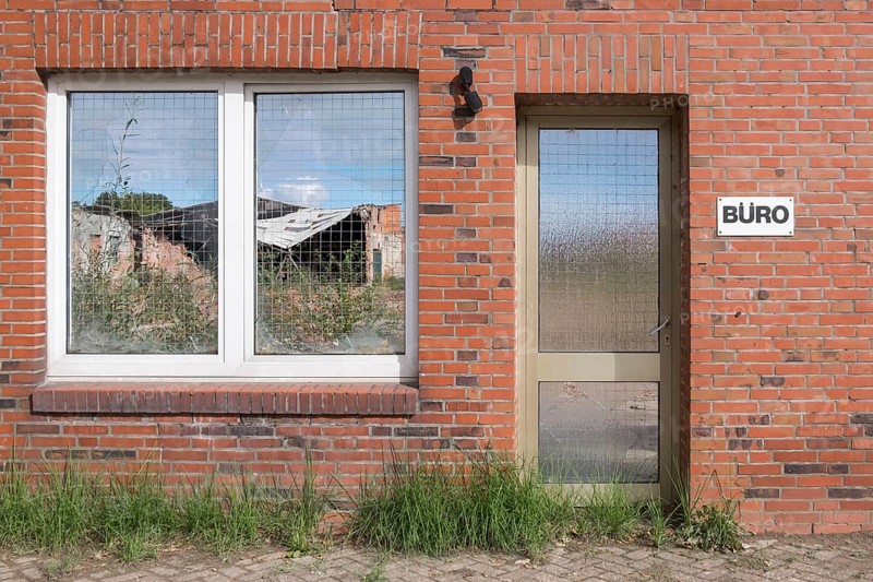 Demolished house