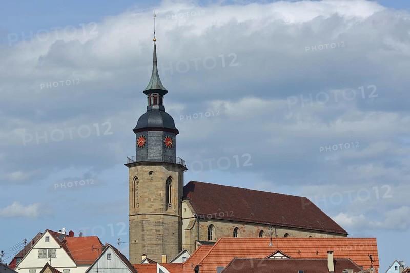 Gothic town church built in 1513