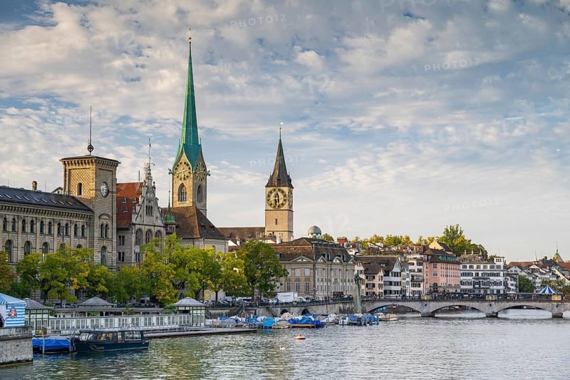 Fraumuenster and Church of St. Peter at A