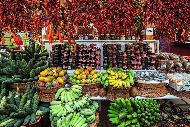 Exotic fruit stall