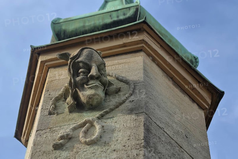 Relief of the executioner figure at the hangman's house