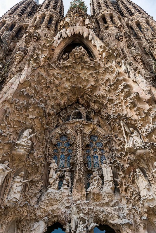Facade of the Sagrada Familia