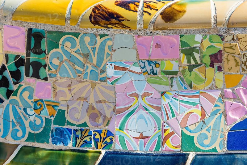 Art made of tiles