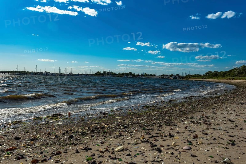 The Barren Island shore on the side of the Dead Horse Bay