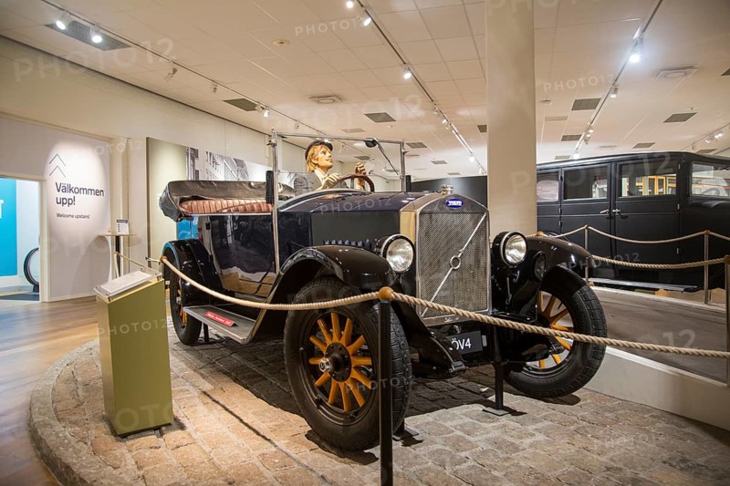 Historic vehicles at the Volvo Museum